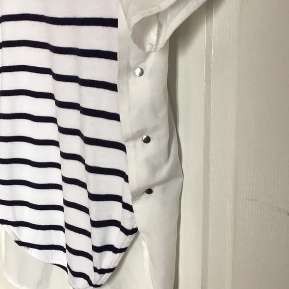 Zara Short Sleeve Hi-Low blouse - Picture 3 of 4